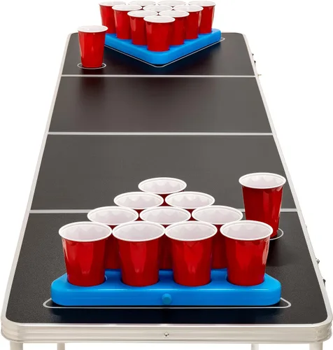 Vista 4 de GoPong N-Ice Rack - Juego de estante de cerveza congelable, incluye 2 estantes, 3 bolas y reglas
