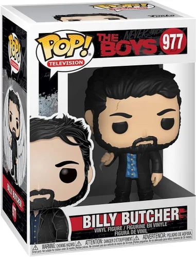 Vista 2 de POP The Boys - Figura de vinilo Billy Butcher Funko (paquete con funda protectora compatible), multicolor, 3.75 pulgadas