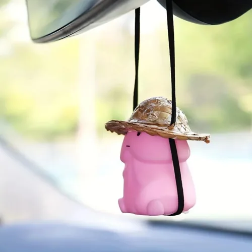 Vista 6 de Accesorios de automóvil para hombres, adorno de tablero de instrumentos para decoración de salpicadero, espejo retrovisor, lindo