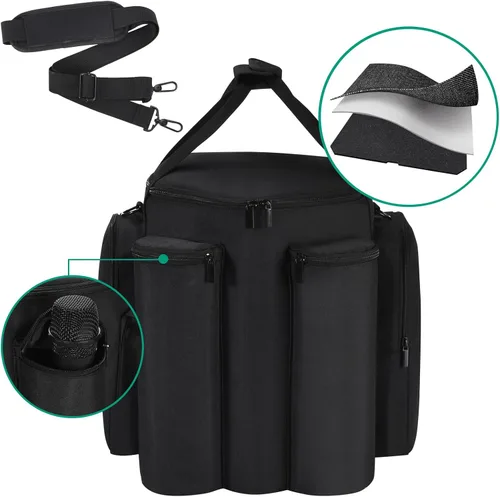 Vista 5 de Funda de viaje para Bose S1 Pro/S1 Pro+ y micrófonos