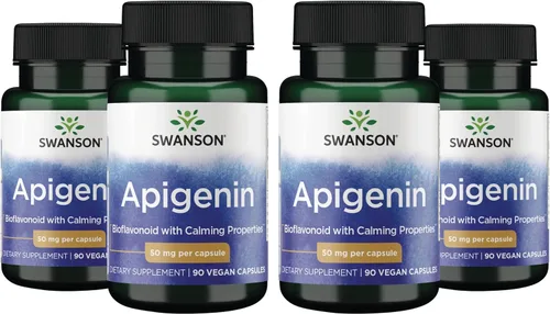 Vista 9 de Swanson Apigenina, 0.0018 oz, 90 cápsulas