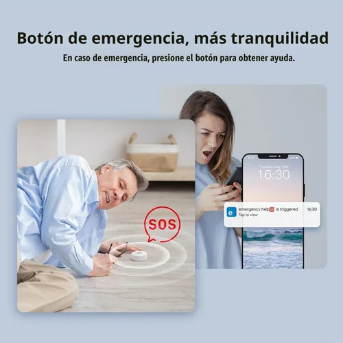 Vista 7 de Interruptor Zigbee SONOFF, SNZB-01P Botón de Pulso Inalámbrico, Soporta la Creación de Escenas Inteligentes, Activa los Dispositivos Conectados