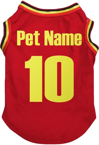 Vista 6 de Petitebella Personalize Camiseta para perro cachorro con tema nacional (Argentina, XS)