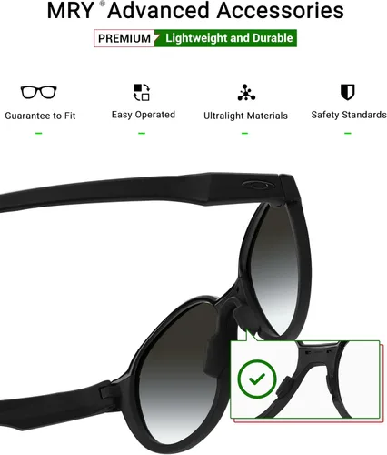 Vista 2 de Mryok Piezas de nariz de repuesto para gafas de sol Oakley Parlay - Opciones