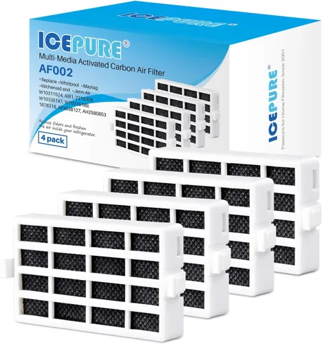 Vista 9 de ICEPURE W10311524 Reemplazo de filtro de aire de refrigerador mejorado para Whirlpool AIR1, W10311524, 2319308, W10335147, 1876318, filtro de aire