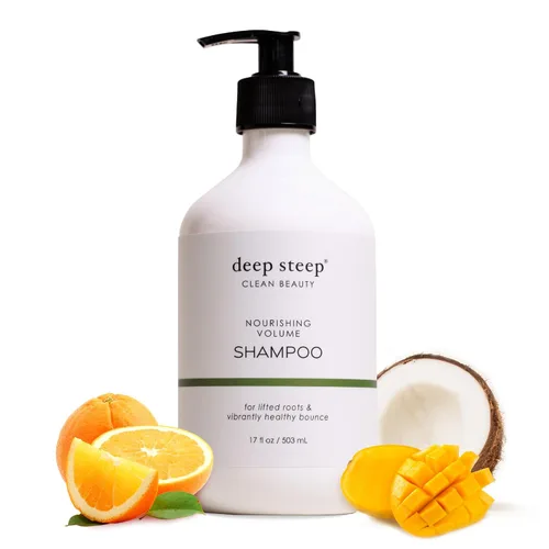 Vista 12 de Deep Steep High Shine - Champú de aceite de coco, 17 onzas, champú hidratante con aloe vera, aceite de argán, proteína de arroz y glicerina, sin