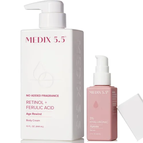 Vista 15 de MEDIX Gel exfoliante para el cuidado de la piel con ácido láctico 10% ácido glicólico y ácido láctico, suero exfoliante para cuerpo y cara AHA