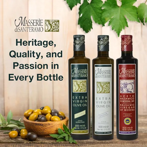 Vista 6 de Delicado aceite de oliva virgen extra italiano prensado en frío, aceite de oliva ligero para cocinar y freír, importado de Italia, 8.45 onzas