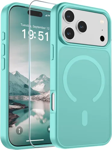Vista 222 de SUPFINE Funda magnética para iPhone SE 2022 (3ª)/2020 (2ª), iPhone 8 (compatible con MagSafe) (protección contra caídas de grado militar), funda