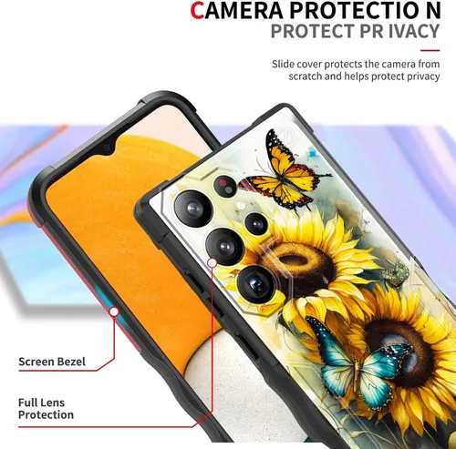 Vista 933 de Funda para Galaxy A14 5G, [Doble Capa][Protección contra Caídas de Grado Militar de 10 Pies] [Antideslizante] Funda Resistente a Prueba de Golpes