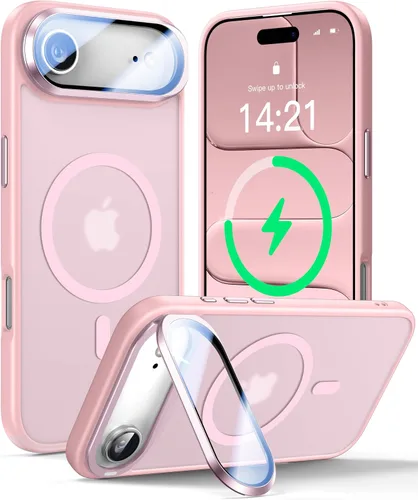 Vista 64 de VOFATA [Protección Completa Mejorada de la Cámara] para Funda iPhone Air con Cubierta de Cámara con Soporte [Compatible con MagSafe][Protección