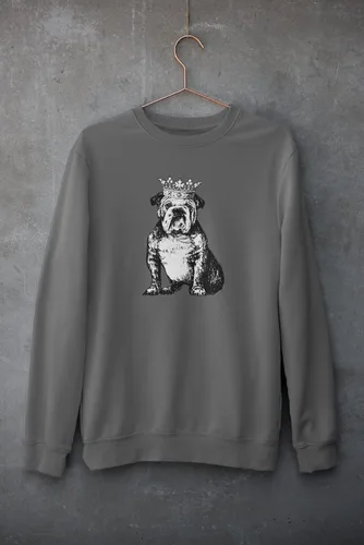 Vista 5 de Old Glory Inglés Bulldog Corona Mens Sudadera