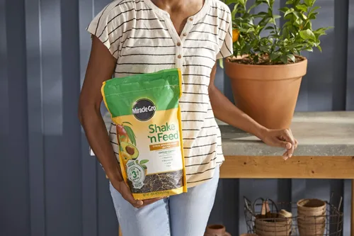 Vista 5 de Miracle-Gro Shake 'n Feed Alimento vegetal de cítricos, aguacate y mango, 8 libras (paquete de 4)