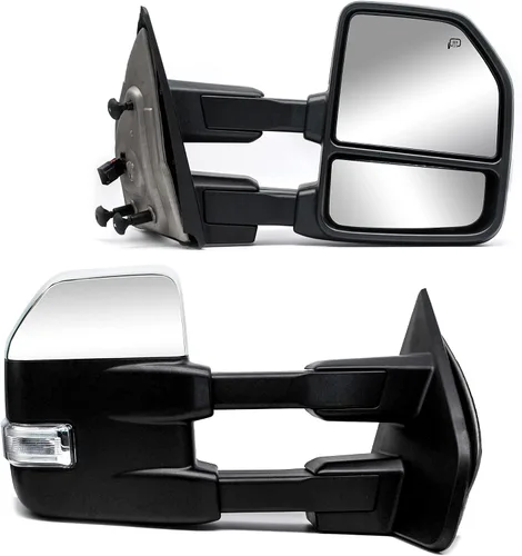 Vista 10 de JZSUPER Espejos de remolque aptos para Ford F150 Power Heated 2004-2014