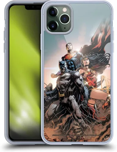 Vista 165 de Head Case Designs Funda de gel con licencia oficial de la Liga de la Justicia DC Comics #10 Darkseid War Comic Book Cover