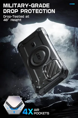 Vista 7 de SUPCASE Funda para iPhone 14 Pro Max con Cubierta de Cámara y Soporte (UB Mag XT), [Compatible con MagSafe] [Clip de Cinturón Integrado] Funda