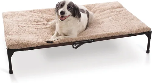 Vista 7 de K&H PET PRODUCTS - Cuna elevada para mascotas con centro de malla, varios tamaños