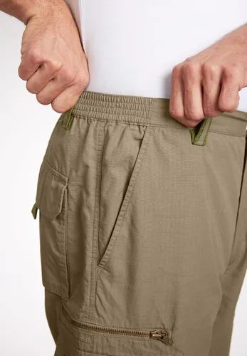Vista 3 de Boulder Creek by Kingsize - Pantalones cargo Ripstop para hombre