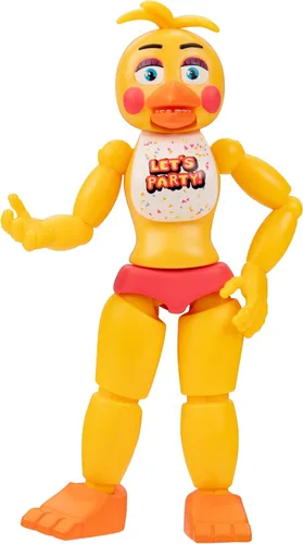 Vista 6 de Jazwares Five Nights at Freddy’s Figura de juguete Bonnie de 5 pulgadas articulada con función de susto luminoso y ojos que brillan en la oscuridad