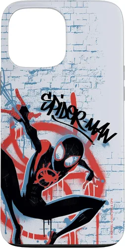 Vista 24 de Marvel Carcasa con graffiti de Spider-Man Into The Spider-Verse para iPhone 17
