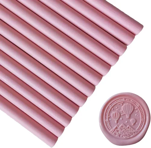 Vista 16 de 12 barras de cera para sellar pistola de pegamento para sello de cera, palos de cera PORXFLY Seal ideales para sobres de tarjetas, envoltura de Negro