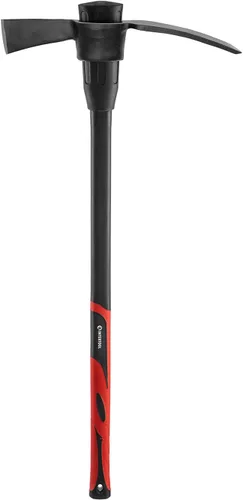 Vista 10 de INTERTOOL Azadón Cortador Pequeño – Herramienta de Jardín de Acero Forjado de 1.5 lb para Deshierbe, Excavación, Camping - Mango Antideslizante