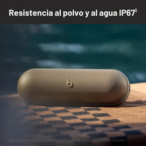 Vista 3 de Beats Pill - Altavoz Bluetooth portátil - Batería de hasta 24 horas de duración, resistente al agua, compatible con Bluetooth, Apple y Android