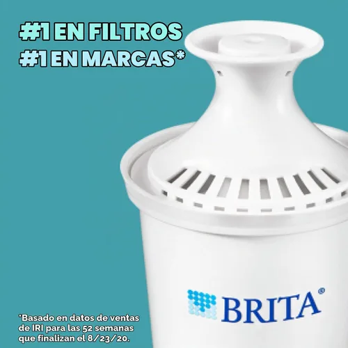 Vista 2 de Brita Metro - Jarra de agua con 1 filtro de larga duración
