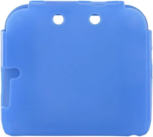 Vista 5 de 3Packs Protective Soft Silicone Rubber Gel Skin Case Cover for Nintendo 2DS (BL+BU+PI)