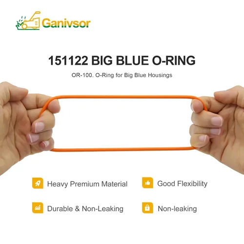 Vista 7 de Ganivsor 151122 Junta tórica (paquete de 5) OR-100 para carcasas azules grandes de agua Pentair (color naranja) – Filtro de agua O-Ring Tamaño OEM