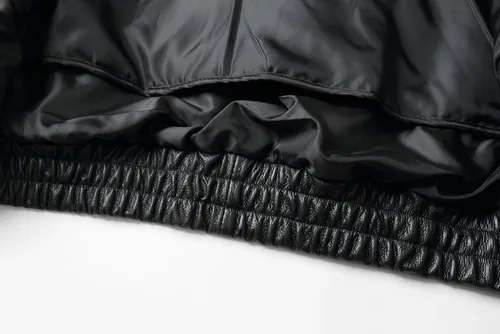 Vista 11 de REED Chaqueta de cuero genuino estilo americano para hombre