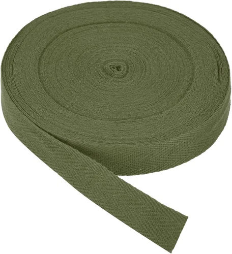 Vista 85 de PATIKIL Cinta de sarga de algodón de 1 pulgada, 50 yardas, cinta de algodón, cinta de encuadernación al bies, cinta de espiga para costura, Verde