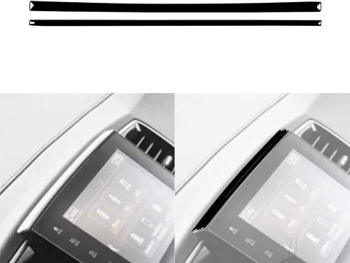 Vista 26 de 4 calcomanías para auto con diseño de pilar en el interior del espejo retrovisor compatible con Ridgeline 2017 2018 2019 2020/Passport