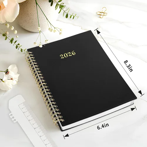 Vista 6 de Planificador 2026, Planificador semanal y mensual Annecy 2026, enero 2026 – diciembre 2026, 6.4" x 8.3" Planificador de agenda mensual con pestañas