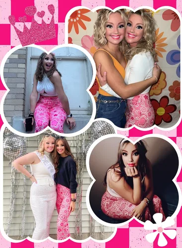 Vista 5 de Pantalones acampanados de los años 70 para mujer, traje EDC Rave Festival de cintura alta, parte inferior acampanada, bohemios, lindos pantalones