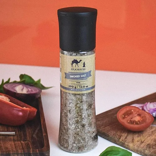Vista 3 de Silk Route Spice Company Molinillo de sal ahumada gigante 390g - 13.8oz