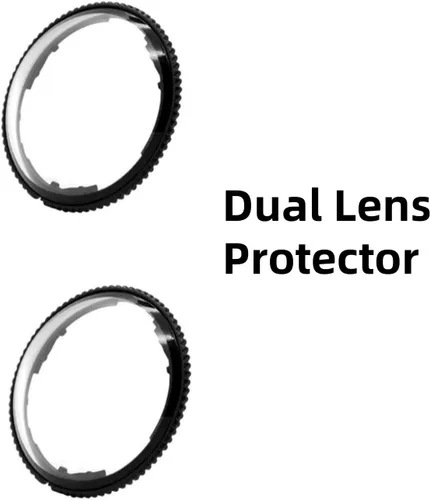 Vista 7 de Protector de lente para Insta360 X4, cubierta protectora de lente de PC, funda protectora de doble lente adhesiva, accesorios para cámara de acción