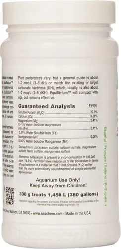 Vista 3 de Seachem Equilibrio 10.58 oz