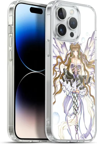 Vista 19 de Head Case Designs Officially Licensed Nene Thomas Amber with Fairy Cat Fairies Gel Case [Military Grade Protection] Compatible with Apple iPhone 13