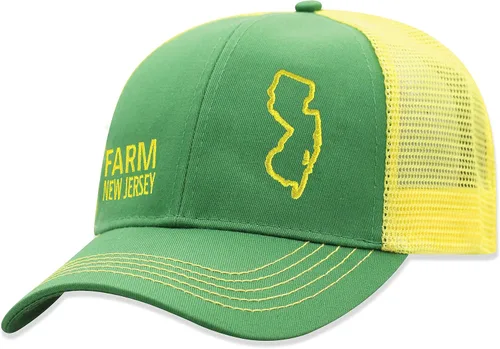 Vista 164 de John Deere Gorra de béisbol con logotipo y malla trasera con contraste, para hombre