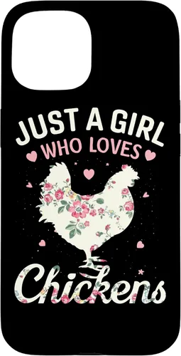 Vista 6 de Just A Girl Who Loves Chickens, Floral Farmer Girl Case for iPhone 17
