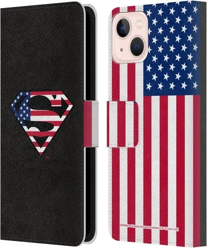 Vista 130 de Head Case Designs Funda de piel con licencia oficial de Superman DC Comics con logotipos negros y rojos compatible con Apple iPhone 11