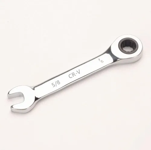 Vista 2 de Llave de engranaje de cabeza de extremo de caja rechoncha SAE de 1/2 pulgada, llave combinada de trinquete de 72 dientes