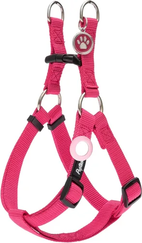 Vista 21 de Pupteck - Arnés para perros sin jalar, suave, ajustable, de nailon, talla básica, chaleco para cachorro, para caminar al aire libre con etiqueta
