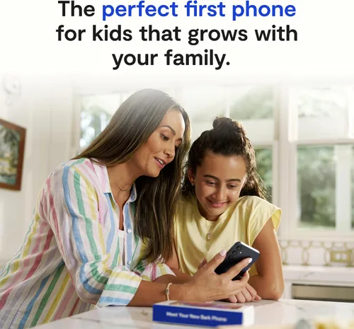Vista 9 de Teléfono Bark - El teléfono más seguro para niños y adolescentes - Monitorea mensajes de texto, redes sociales y más - Controles parentales a prueba