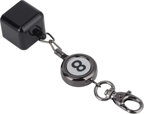 Vista 6 de Fydun Billar Billar Billar Taco Tiza Titular con Clip para Cinturón Retráctil Mesa de Billar Accesorios Ocio Deportes Sala