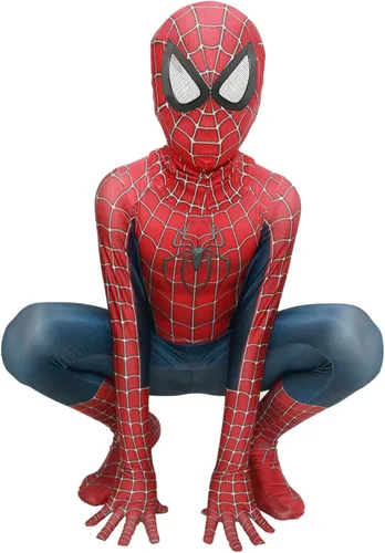 Vista 3 de Traje elástico de superhéroe para niños, disfraz de Halloween, cosplay