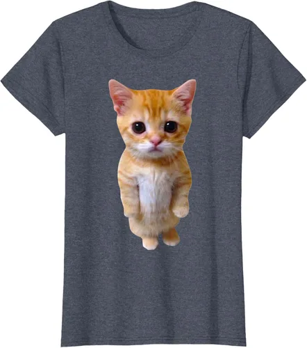 Vista 49 de El Gato Meme Sad Crying Cat Munchkin Kitty Meme Camiseta de moda Small Negro