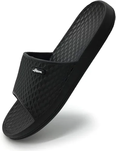 Vista 7 de FUNKYMONKEY - Sandalias antideslizantes para hombres, para baño, playa, interiores