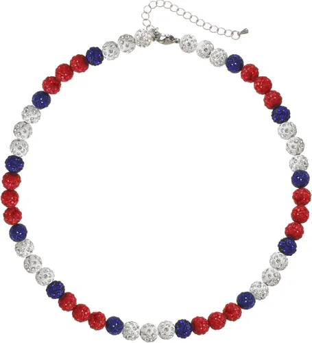 Vista 6 de Collar de béisbol – Collar de colección de hielo con cuentas de arcilla brillante con purpurina para hombres y niños, regalos geniales